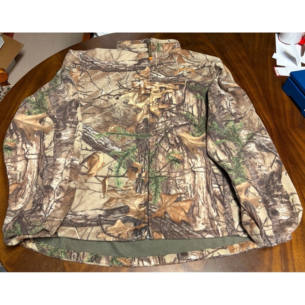 Scent-Lok Carbon Alloy Men's 2XL Regular Full Zip Camo Polyester Jacket - Picture 8 of 16